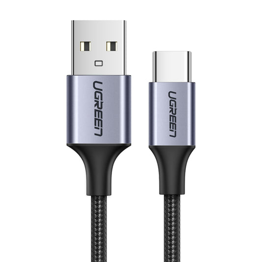 USB To Type-C Braided Cable - 1 Metre Black