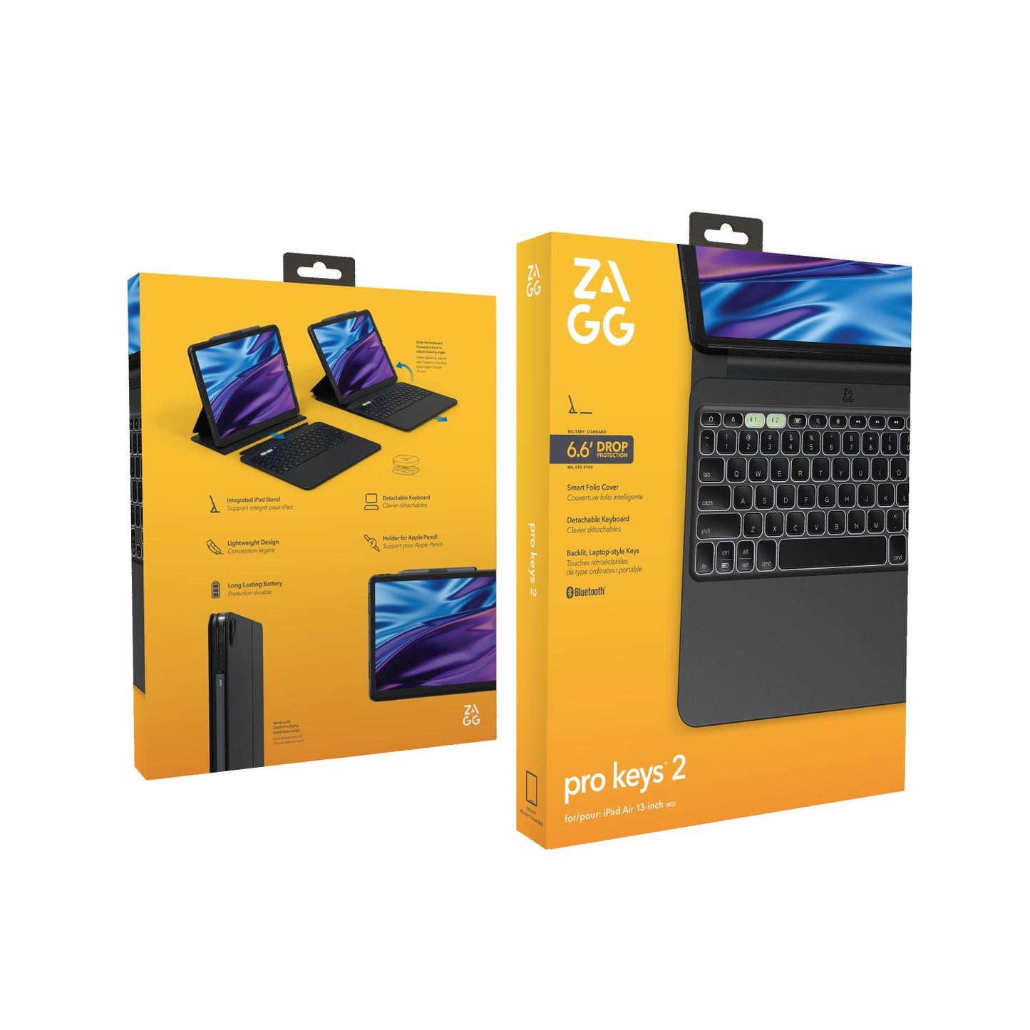 ZAGG IPD AIR 13(25/24) PRO KEY2 FOLIO-BK